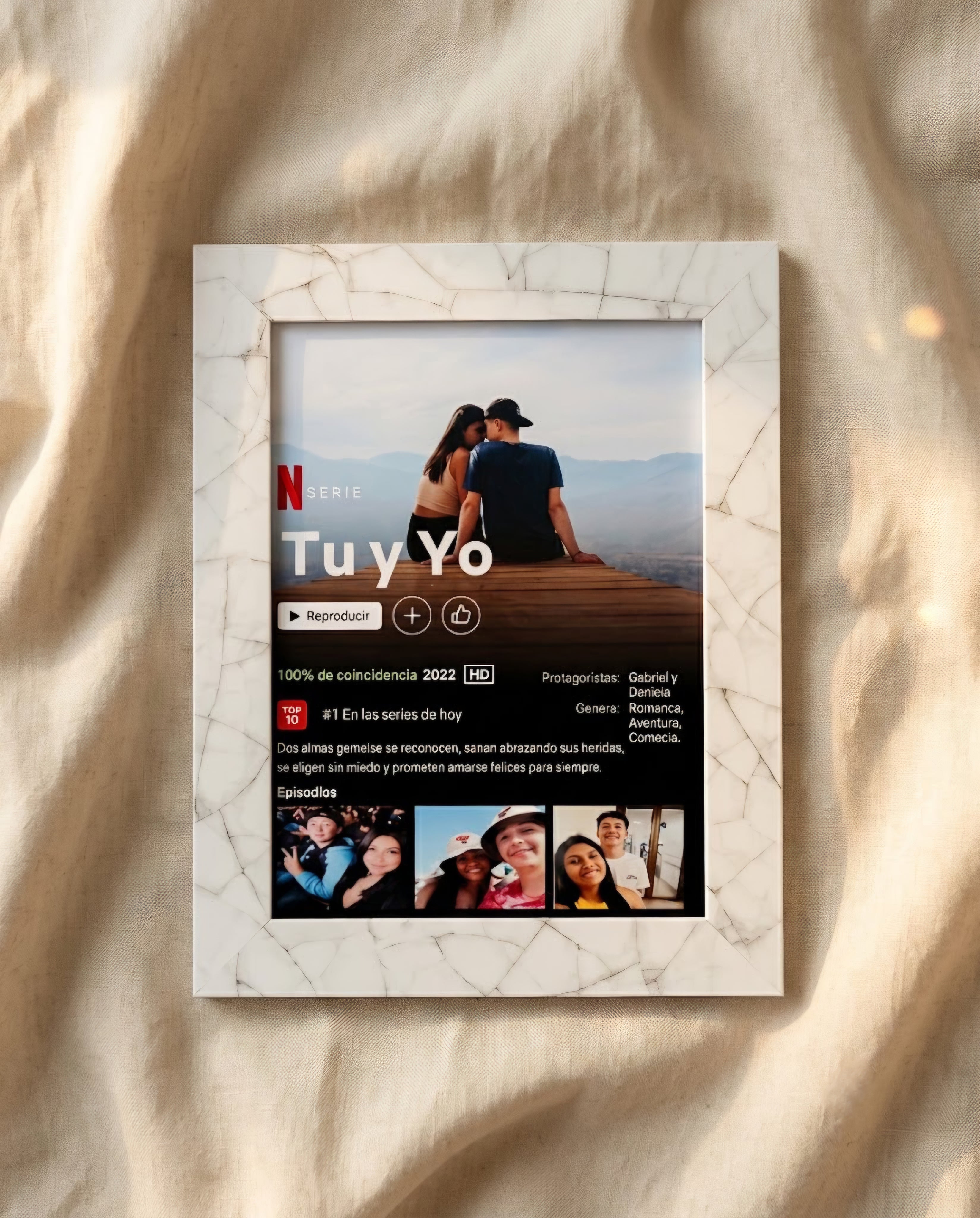 Cuadro A4 Personalizado con Foto — Decoración Hecha a Mano MINU