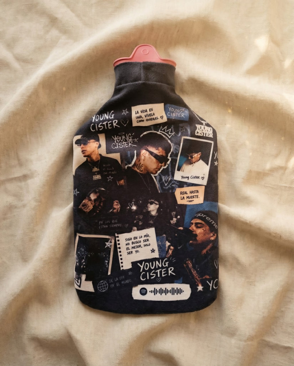 Guatero 2L Personalizado con Foto — Funda Hecha a Mano MINU